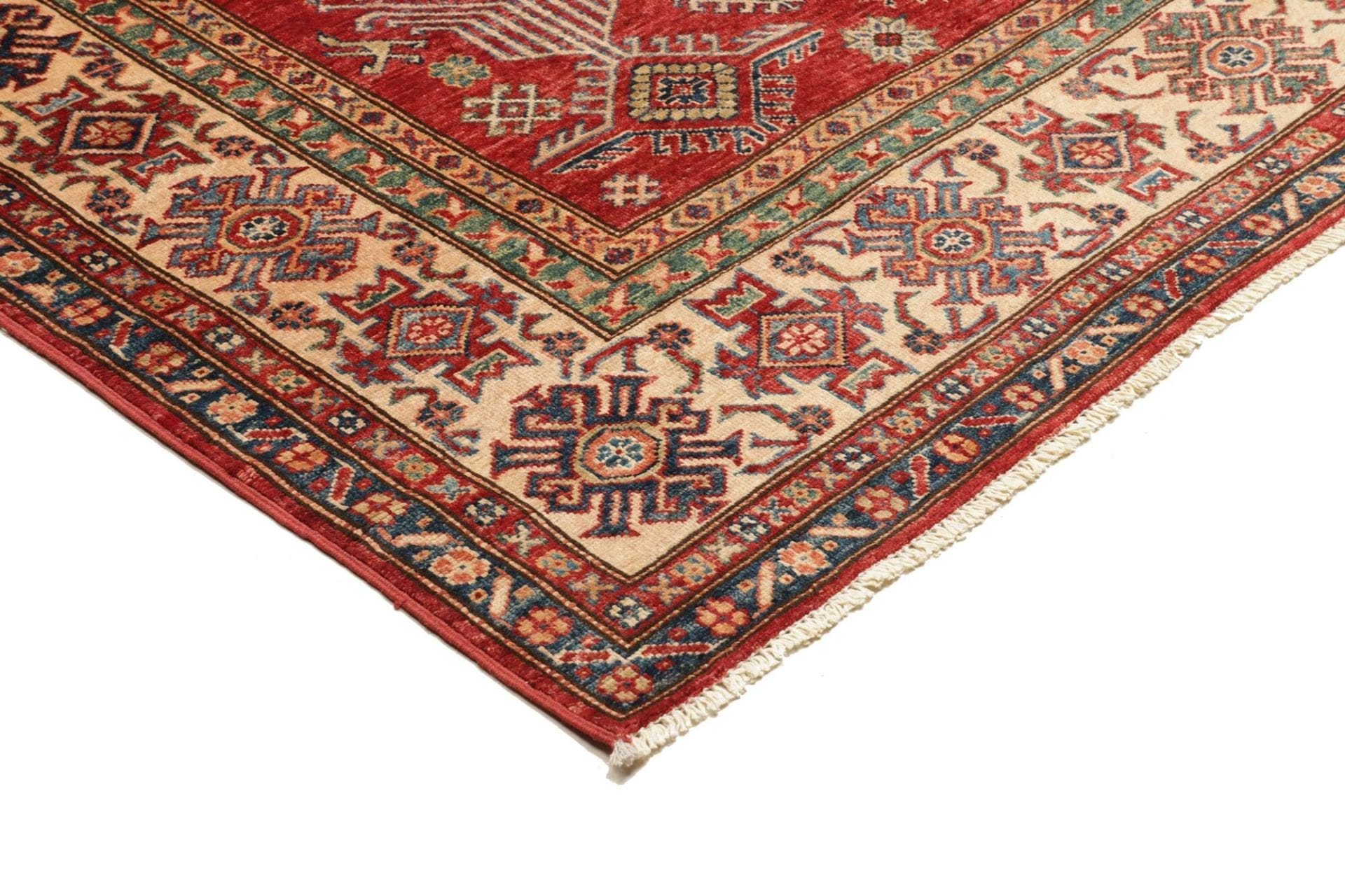 Kazak Pakistani Rug 185 × 253 cm, Wool, hand-knotted