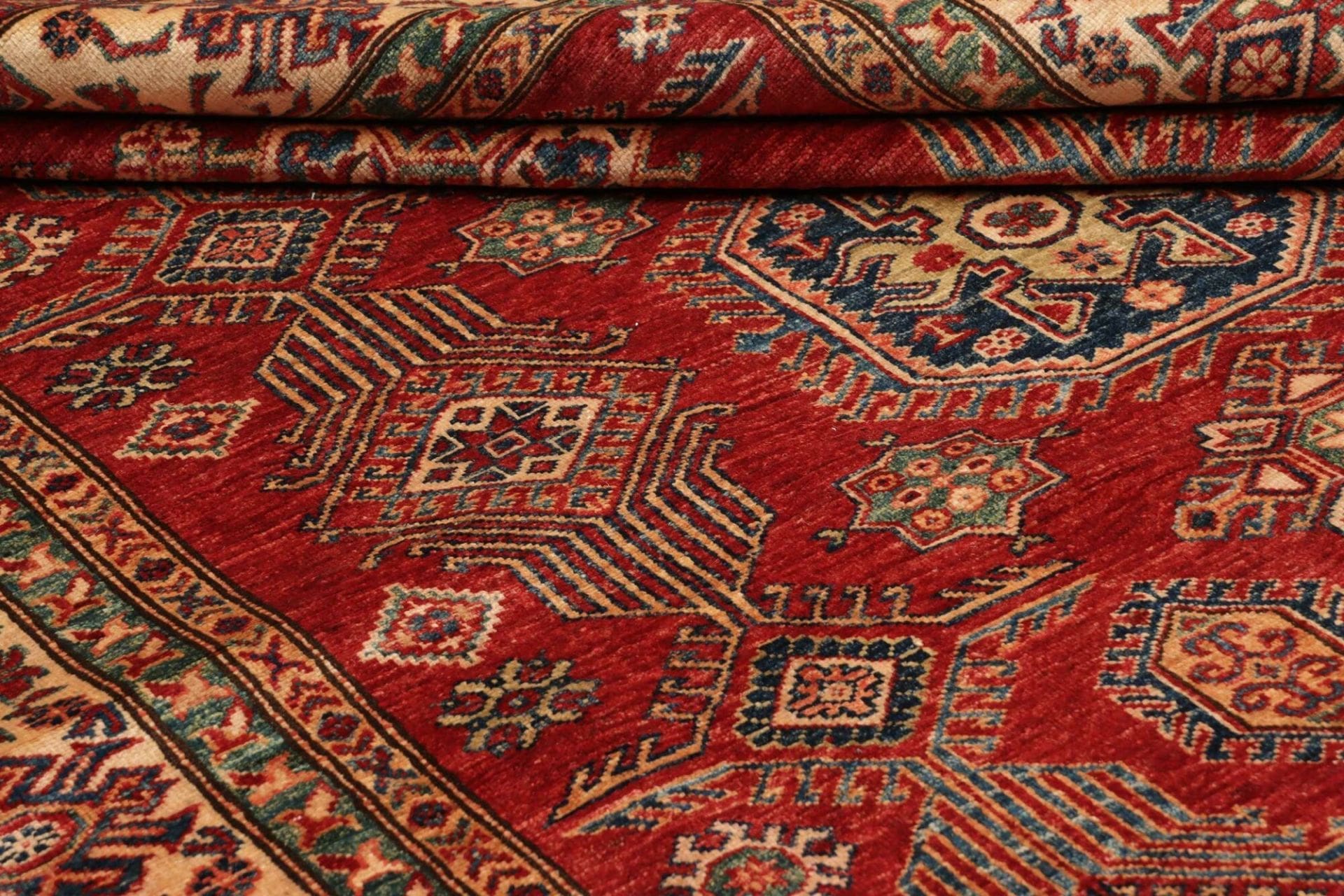 Kazak Pakistani Rug 185 × 253 cm, Wool, hand-knotted