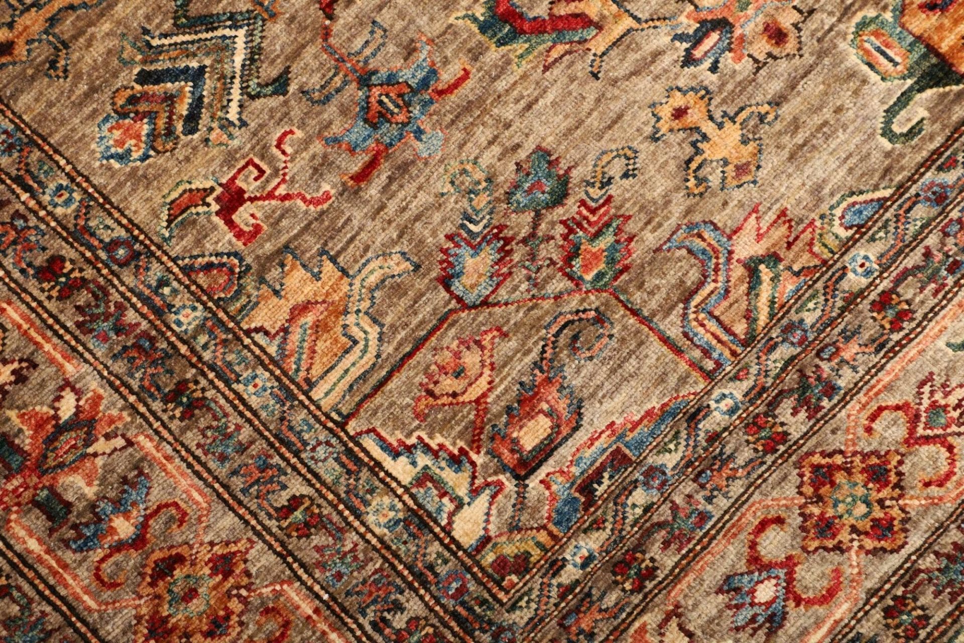 Kazak Pakistani Rug 178 × 240 cm, Wool, hand-knotted