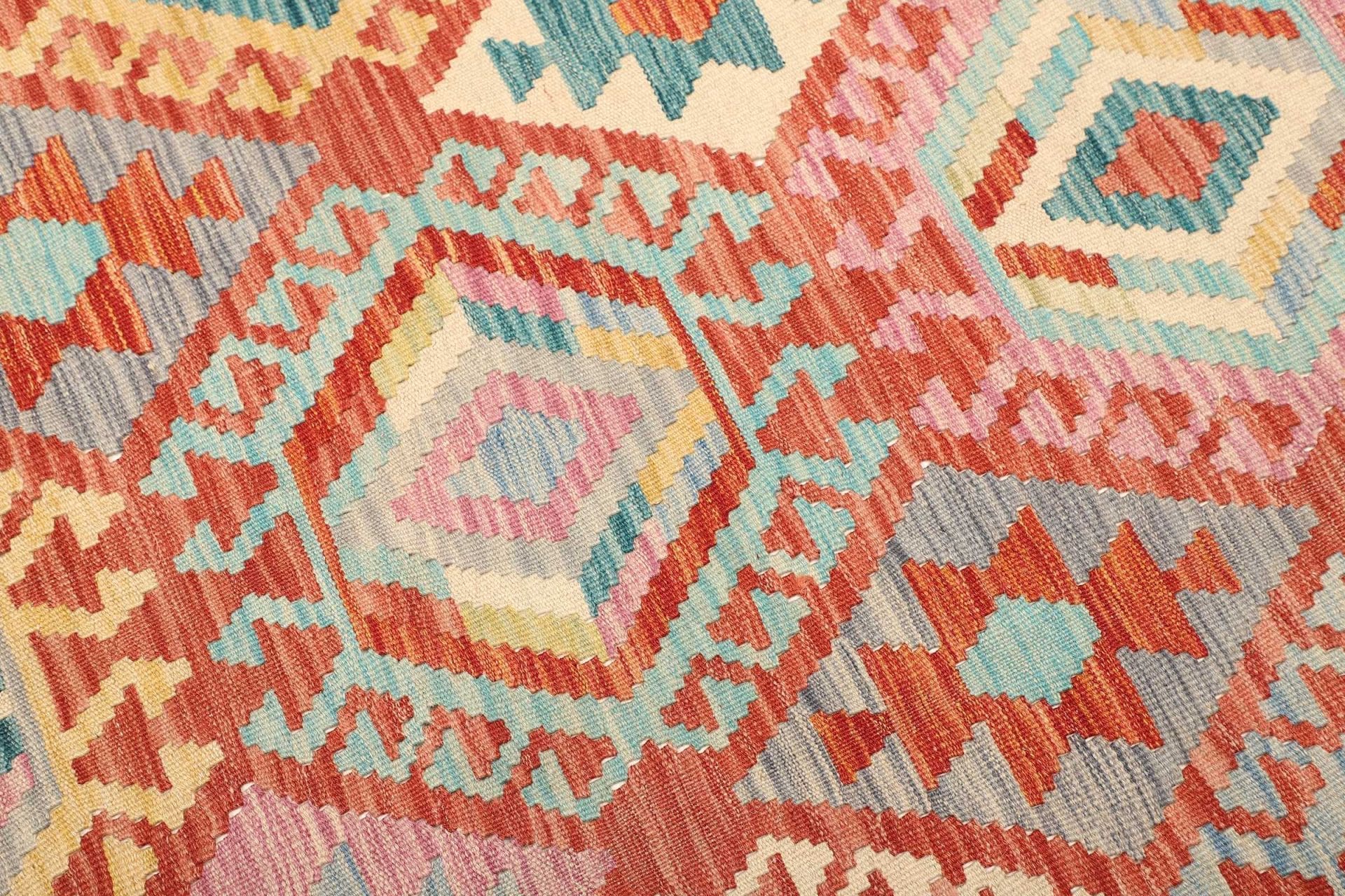 Kilim Pakistani Rug 179 × 236 cm, Wool, hand-woven