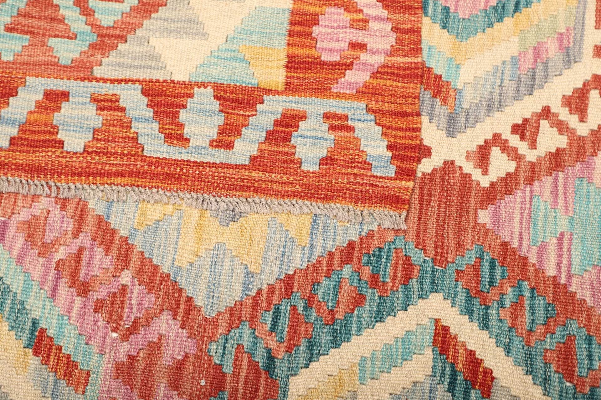 Kilim Pakistani Rug 179 × 236 cm, Wool, hand-woven