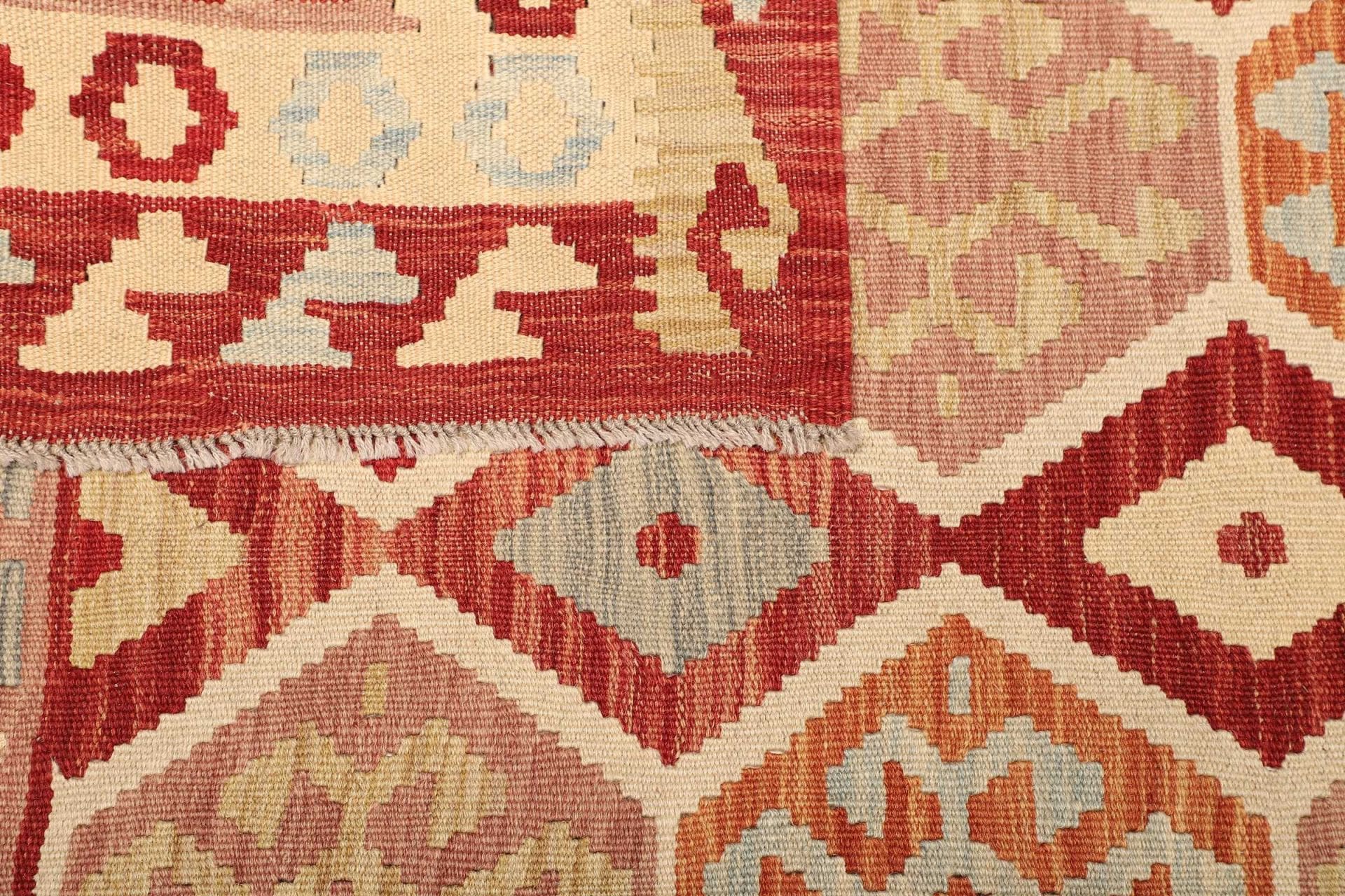 kelim-teppich-179-x-252-cm-handgewebt-rustikales-flair-4 Hand-Woven Wool Kilim Pakistani Rug, 179 × 252 cm