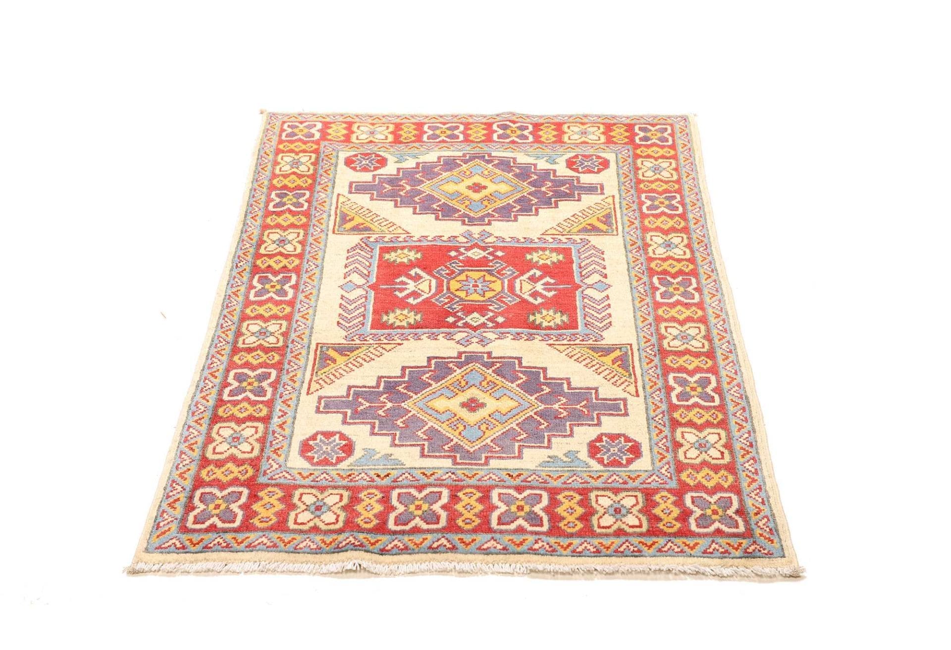 Kazak Pakistani Rug — hand-knotted, 87 × 120 cm, Wool