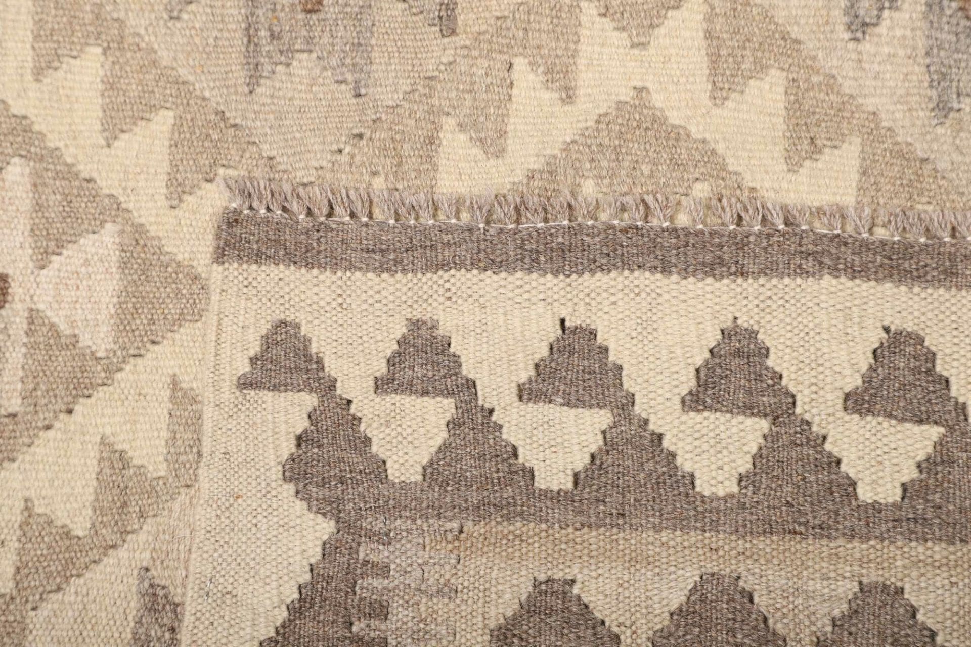 Hand-Woven Wool Kilim Pakistani Rug, 167 × 201 cm