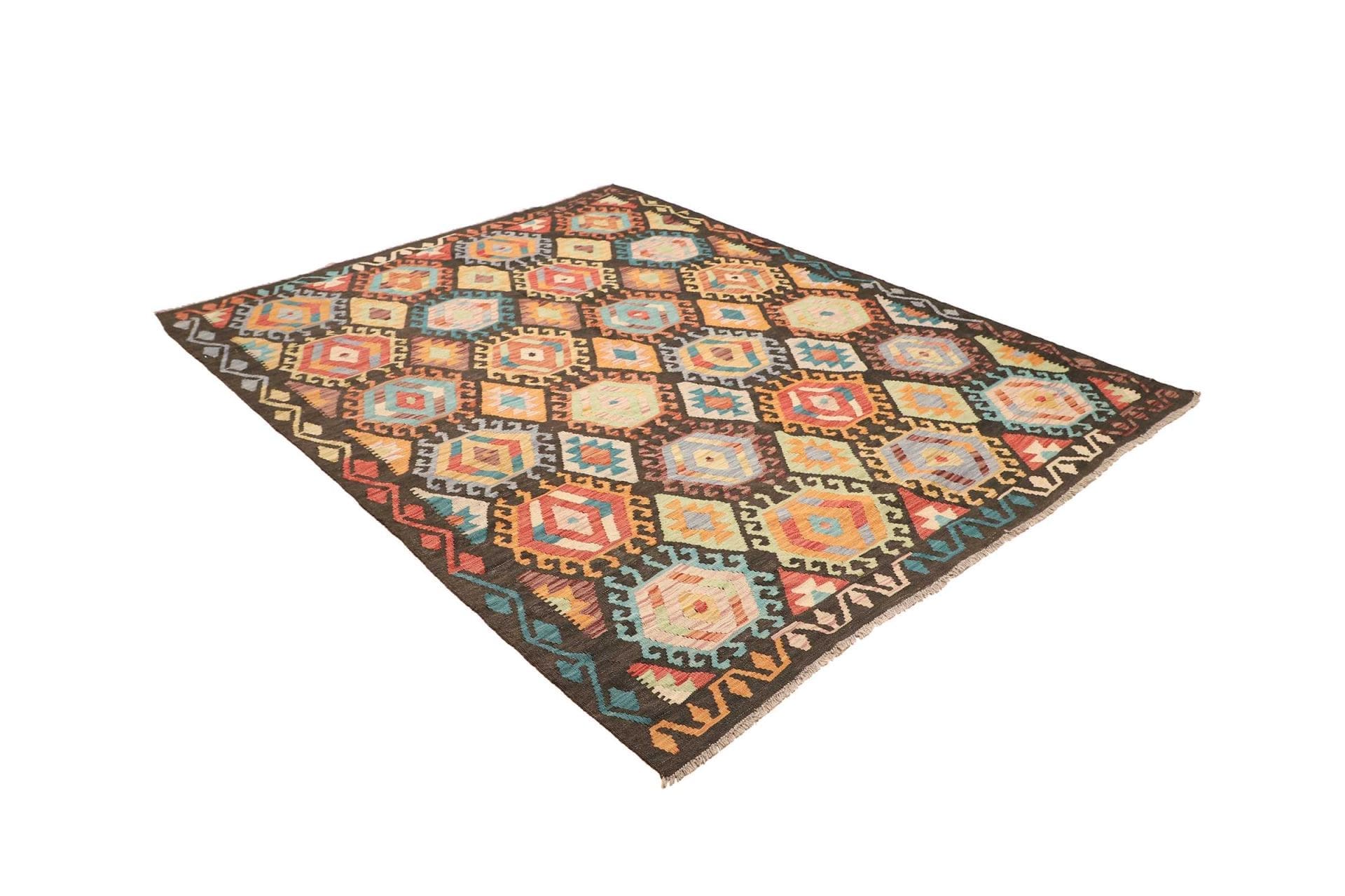 Kilim Pakistani Rug 181 × 226 cm, Wool, hand-woven