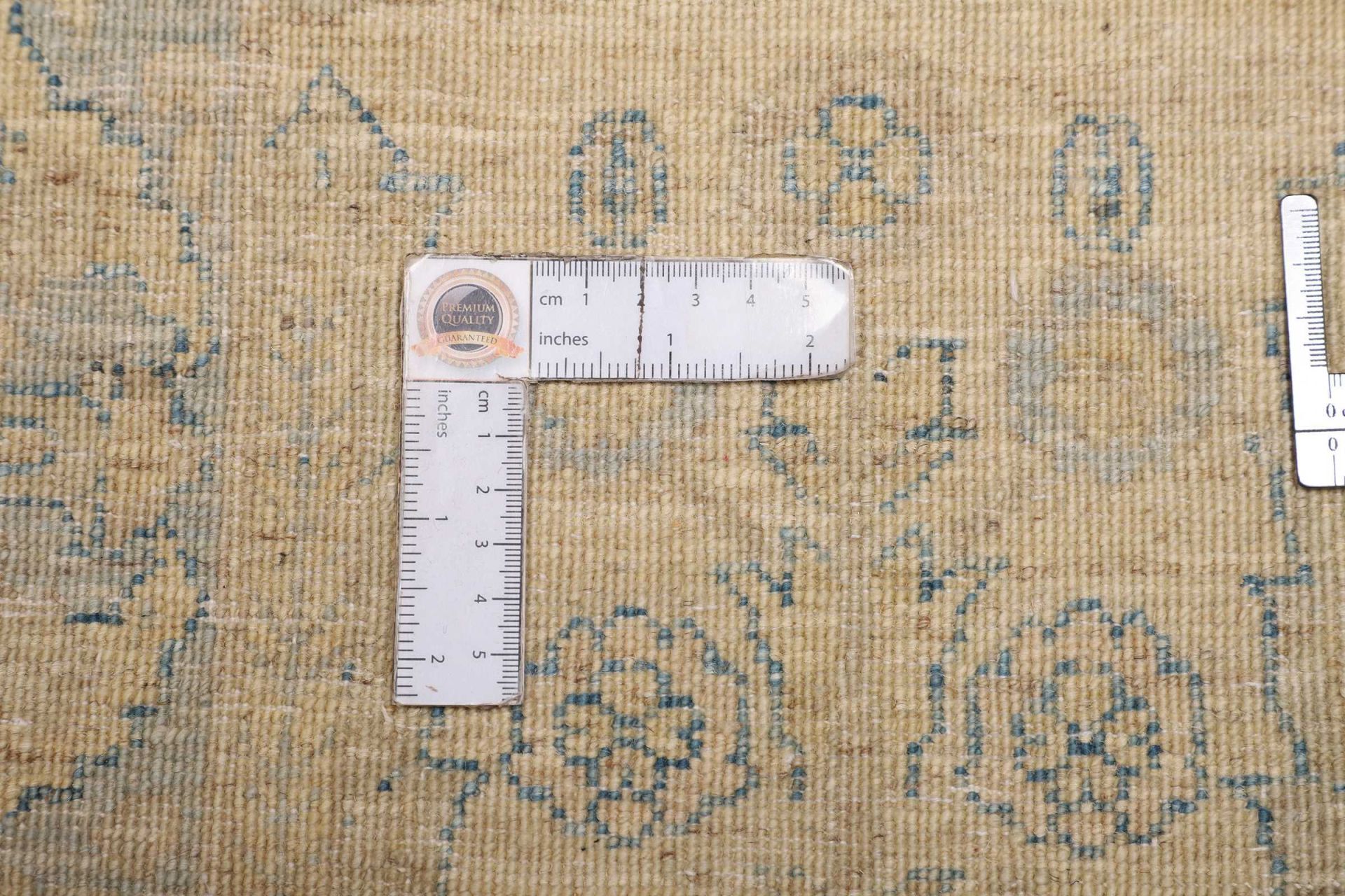 Hand-Knotted Wool Ziegler Pakistani Rug, 251 × 293 cm