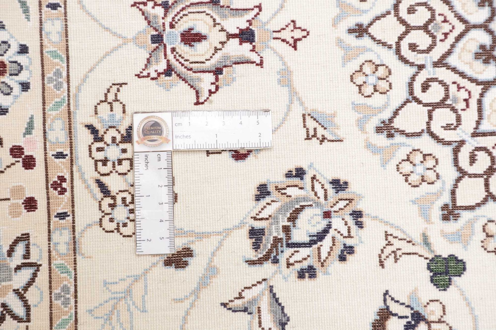 Hand-Knotted Wool Nain Persian Rug, 83 × 600 cm