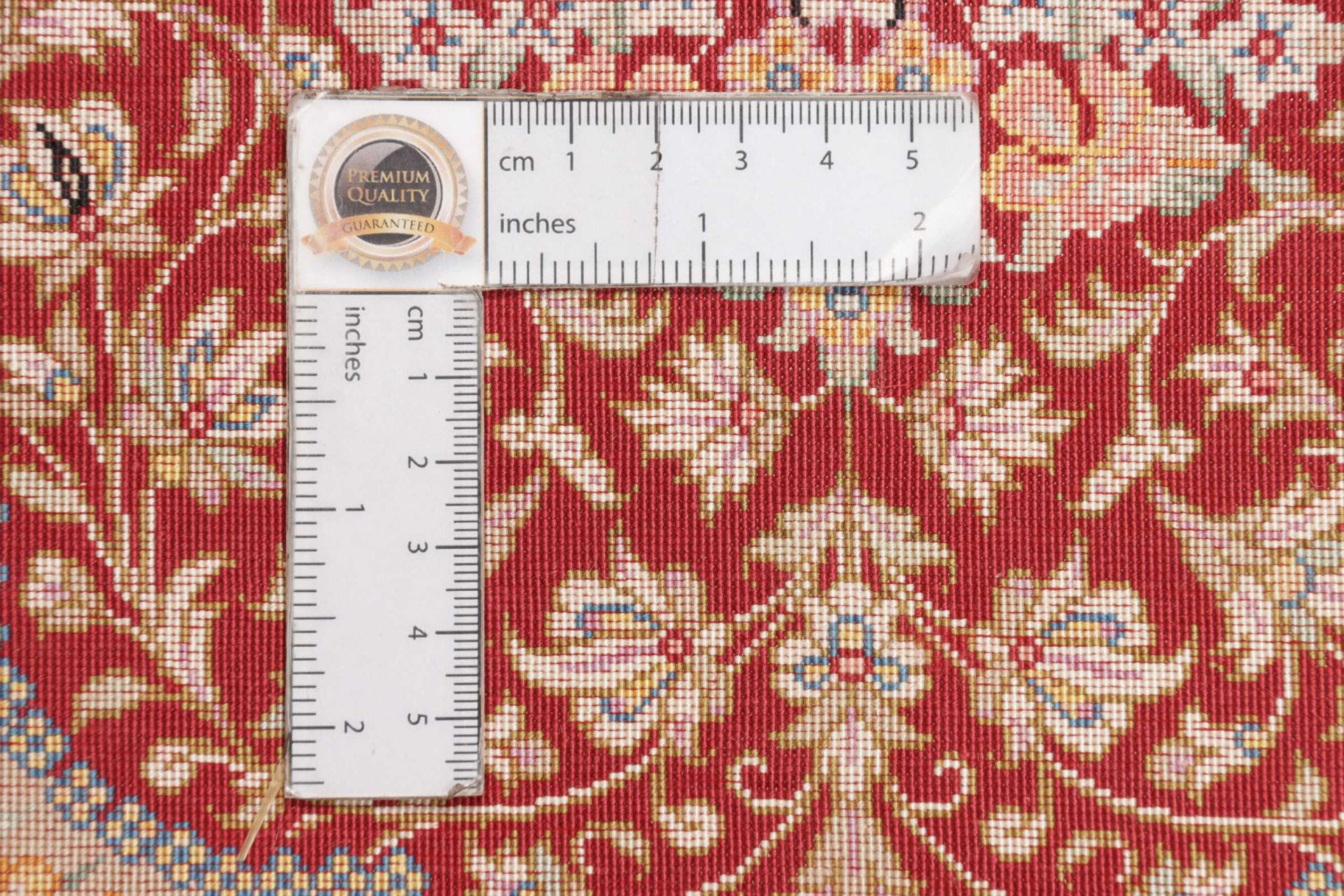 Qom Persian Rug 77 × 118 cm, Silk, hand-knotted