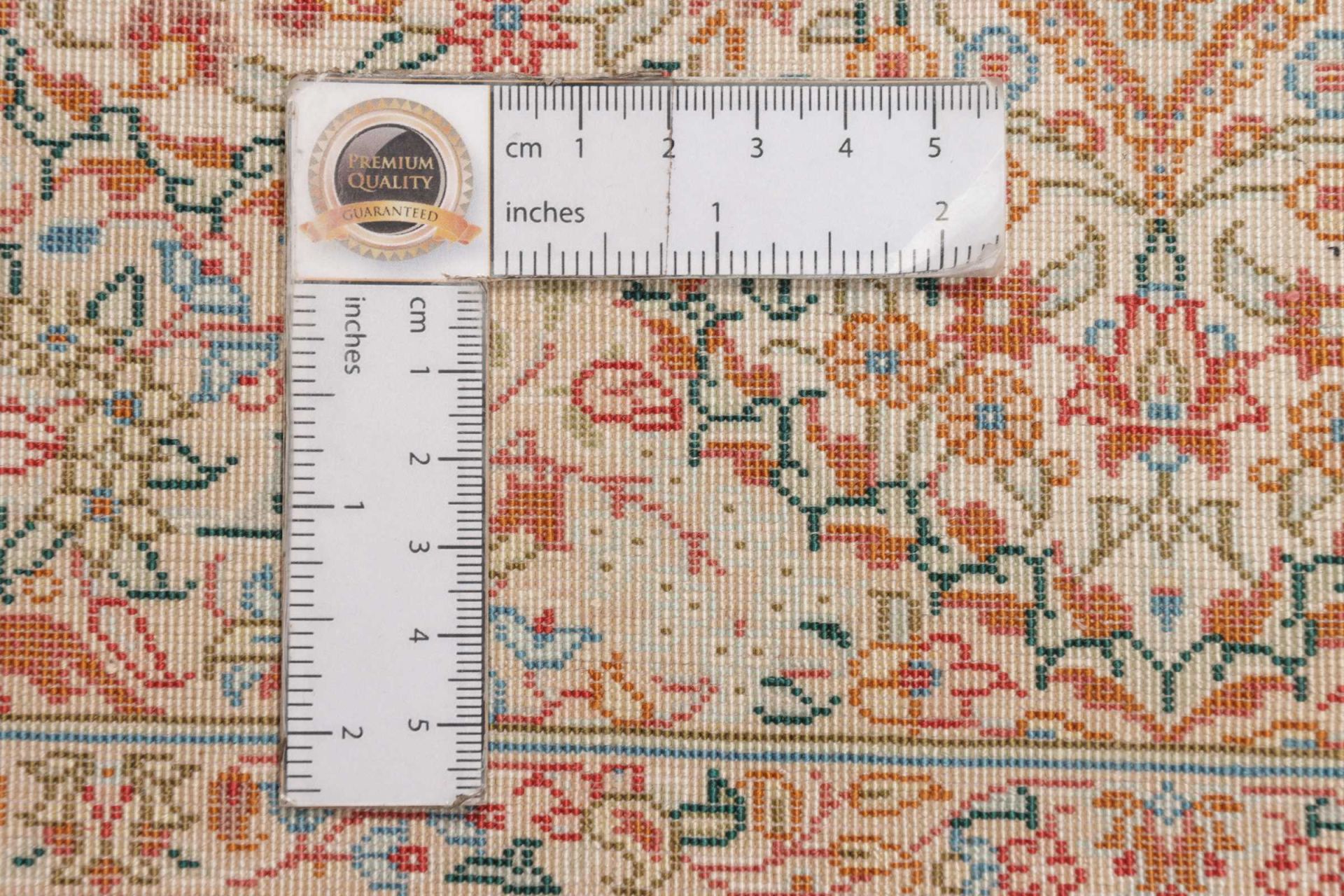 Qom Persian Rug 82 × 123 cm, Silk, hand-knotted