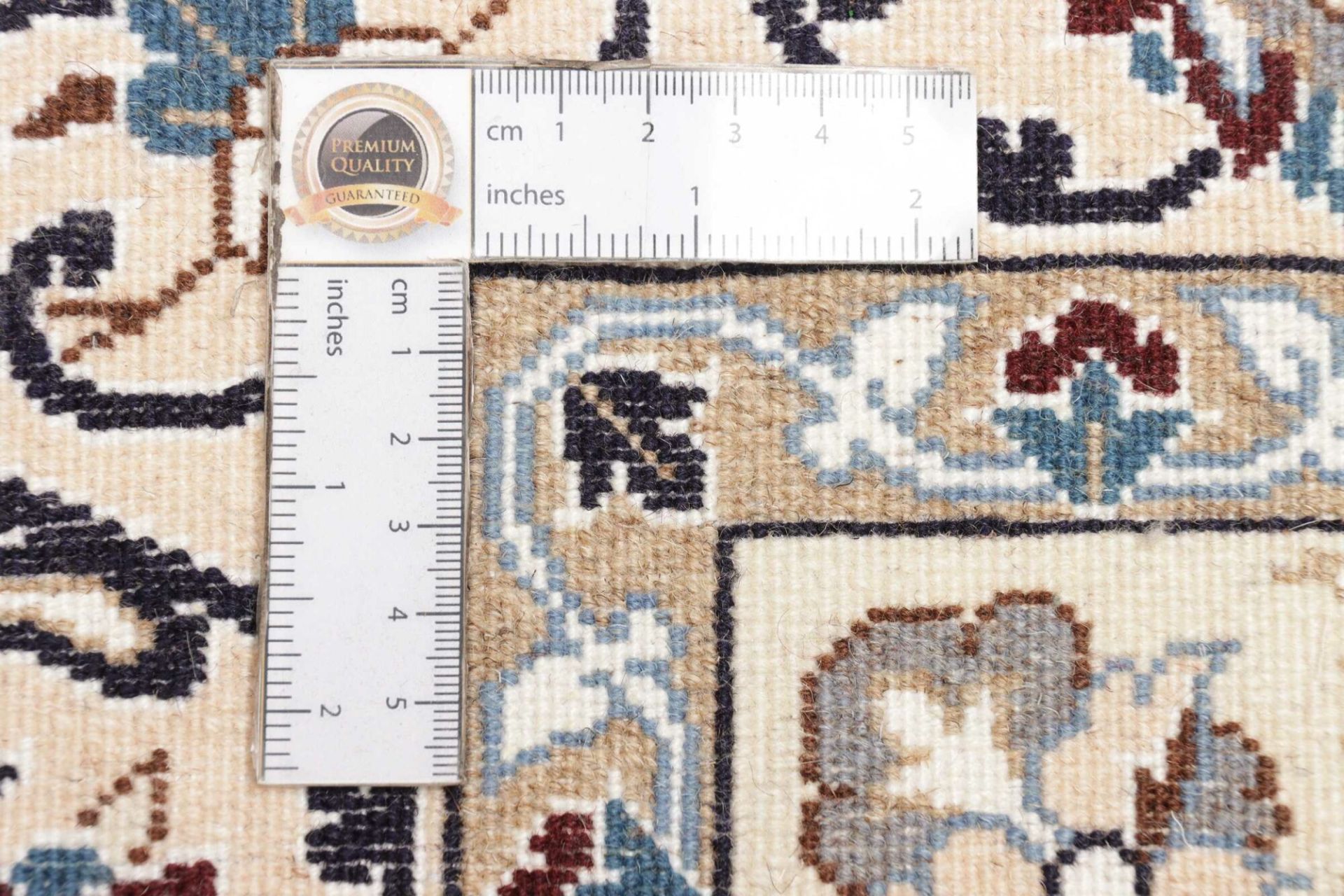 Hand-Knotted Wool Nain Persian Rug, 131 × 202 cm
