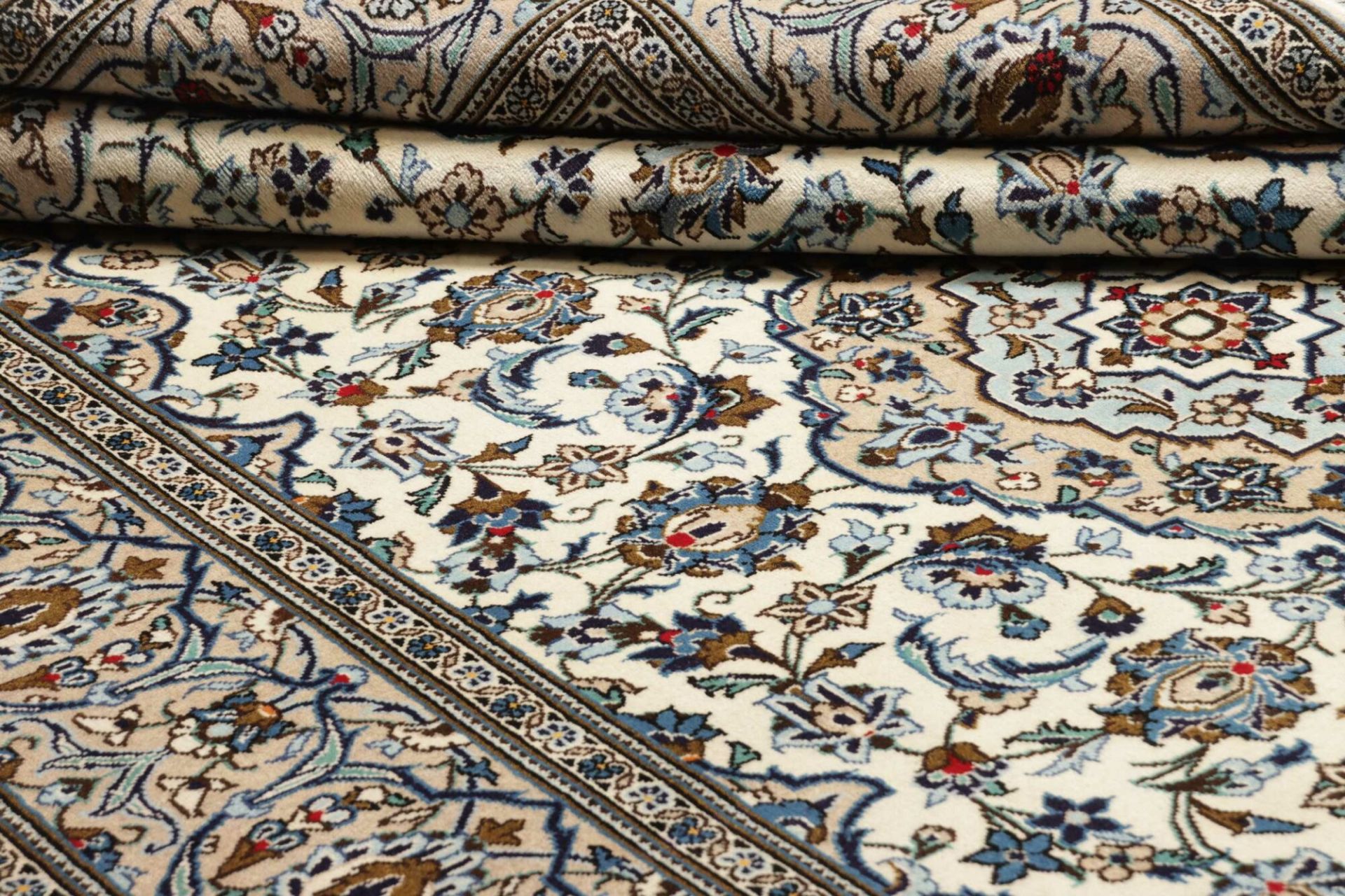 Kashan Persian Rug — hand-knotted, 200 × 304 cm, Wool