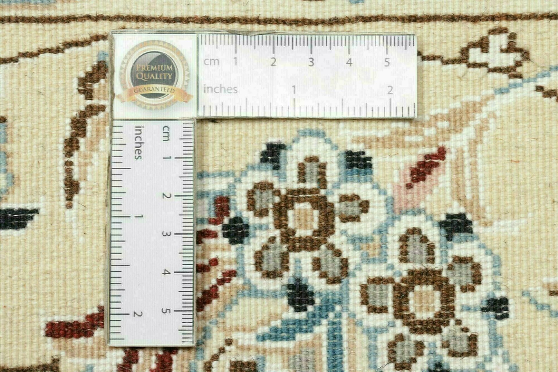 Nain Persian Rug — hand-knotted, 258 × 345 cm, Wool