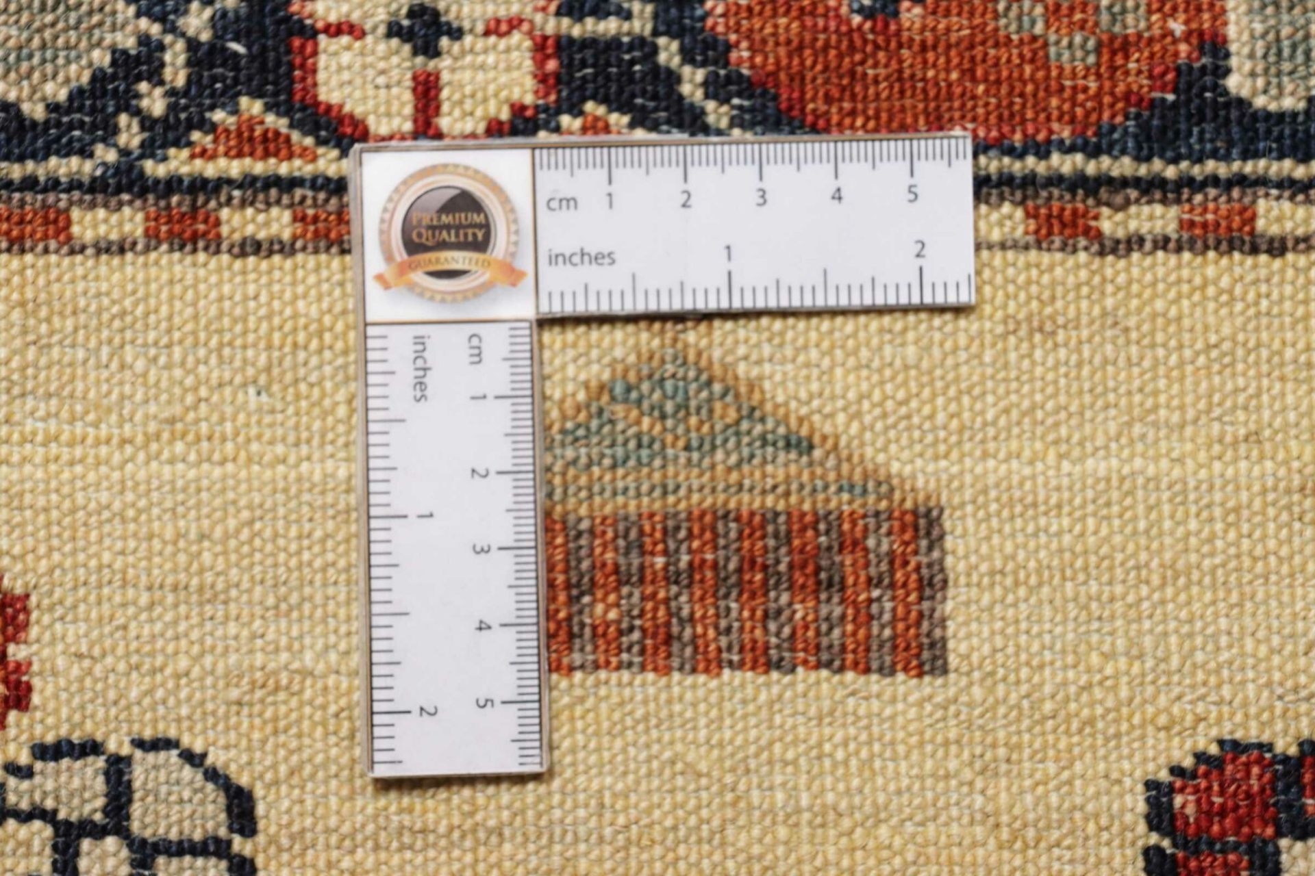 Hand-Knotted Wool Kazak Pakistani Rug, 276 × 362 cm