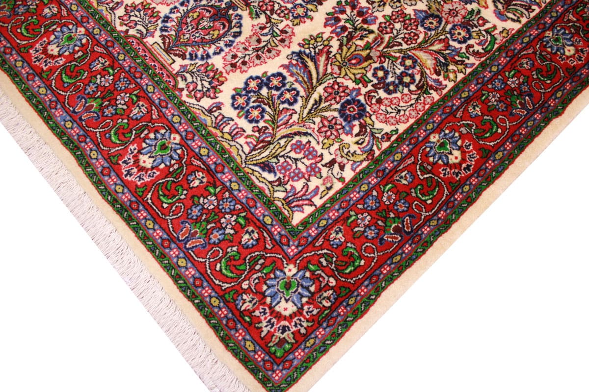 perserteppich-sarough-156x101-cm-beige-blumenmuster-handgeknupft-5 Sarouk Farahan Persian Rug — hand-knotted, Wool