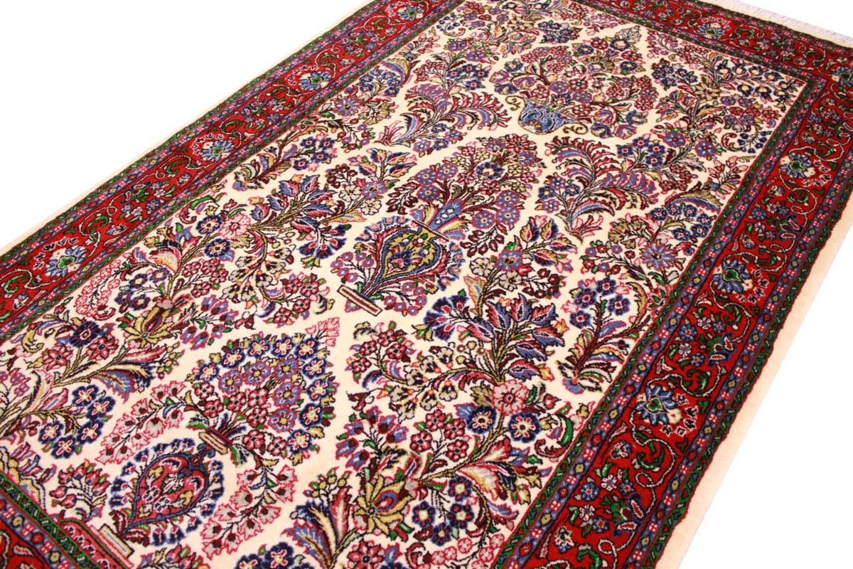 perserteppich-sarough-156x101-cm-beige-blumenmuster-handgeknupft-6 Sarouk Farahan Persian Rug — hand-knotted, Wool