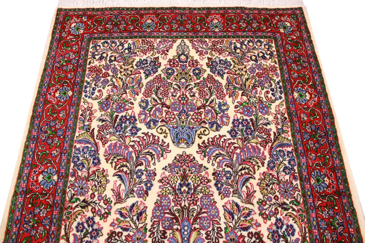 perserteppich-sarough-156x101-cm-beige-blumenmuster-handgeknupft-8 Sarouk Farahan Persian Rug — hand-knotted, Wool