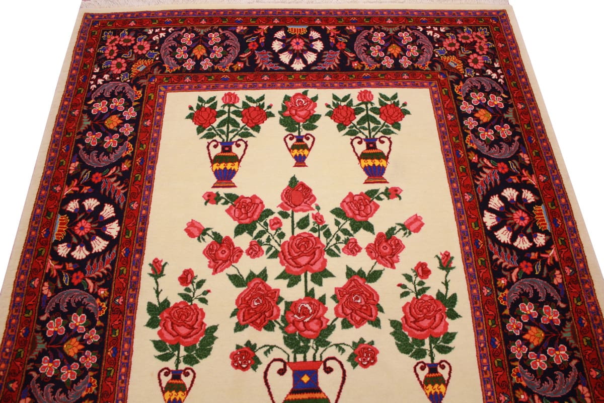 perser-teppich-sarough-160x107-cm-beige-wollteppich-handgeknupft-7 Sarouk Farahan Persian Rug — hand-knotted, Wool