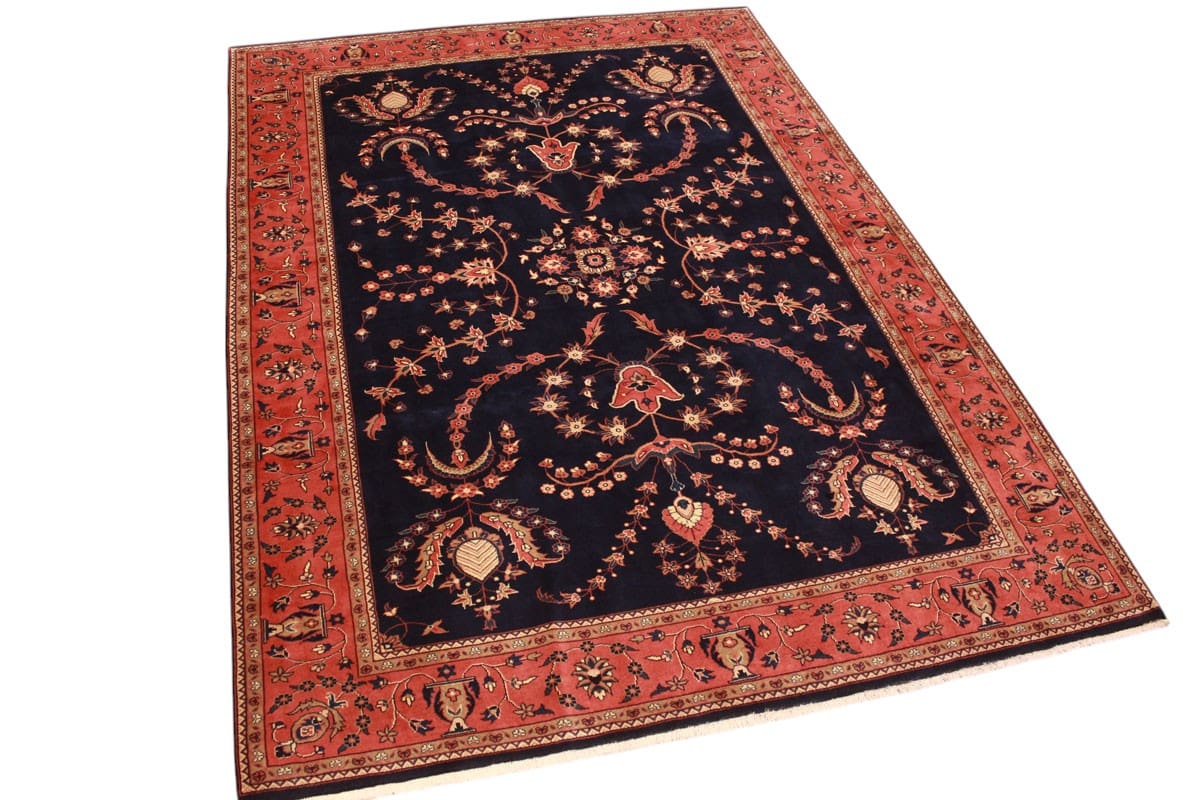 perser-teppich-sarough-302x214-cm-dunkelblau-handgeknupft-1 Sarouk Farahan Persian Rug — hand-knotted, Wool