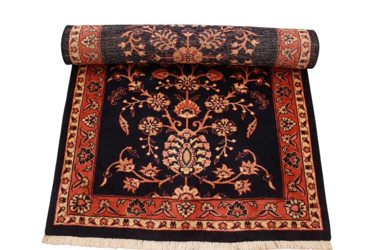 Sarouk Farahan Persian Rug — handmade, Wool