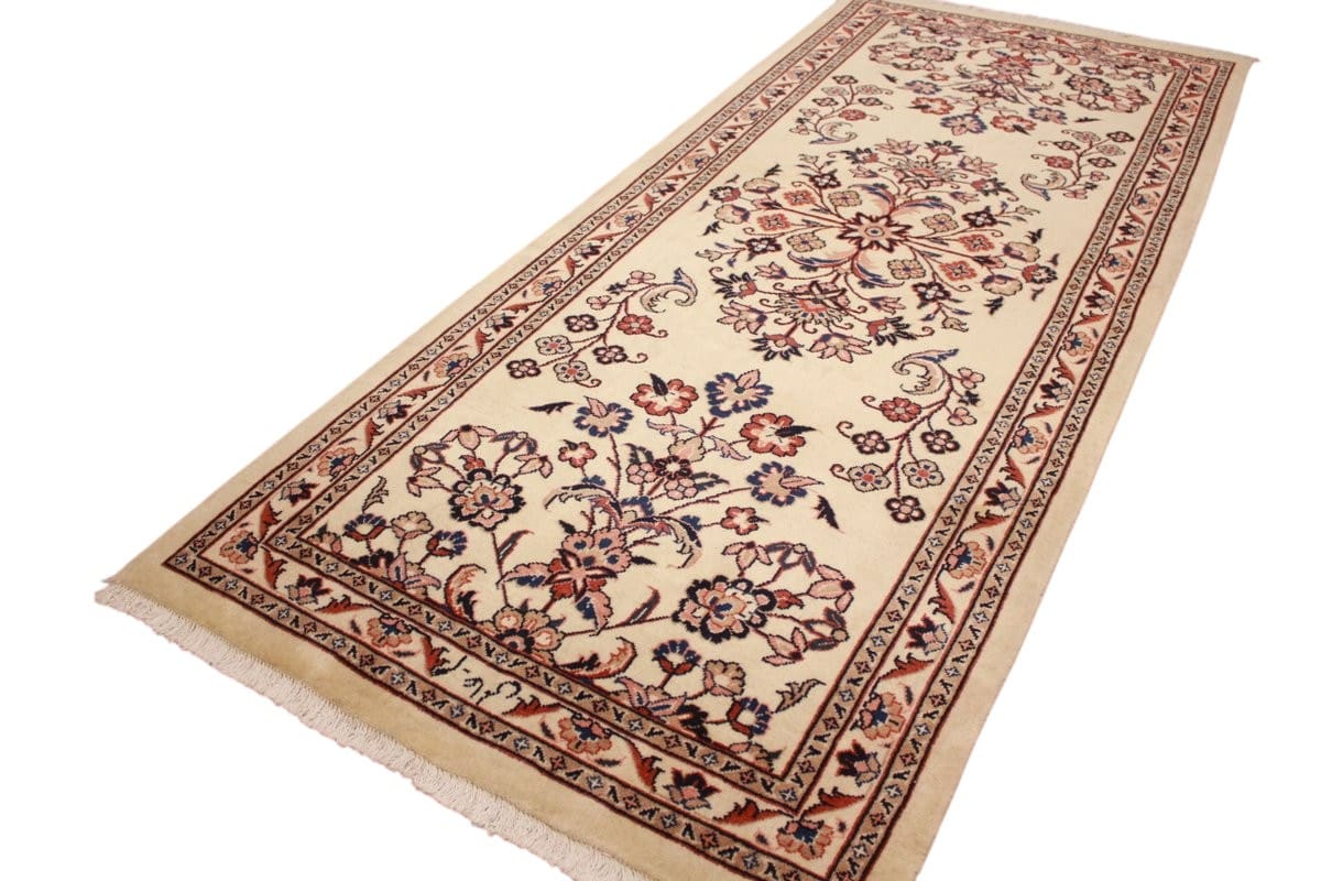 perser-teppich-sarough-laufer-202x86-cm-farbenfrohe-blumenmuster-handgeknupft-4 Sarouk Farahan Persian Rug