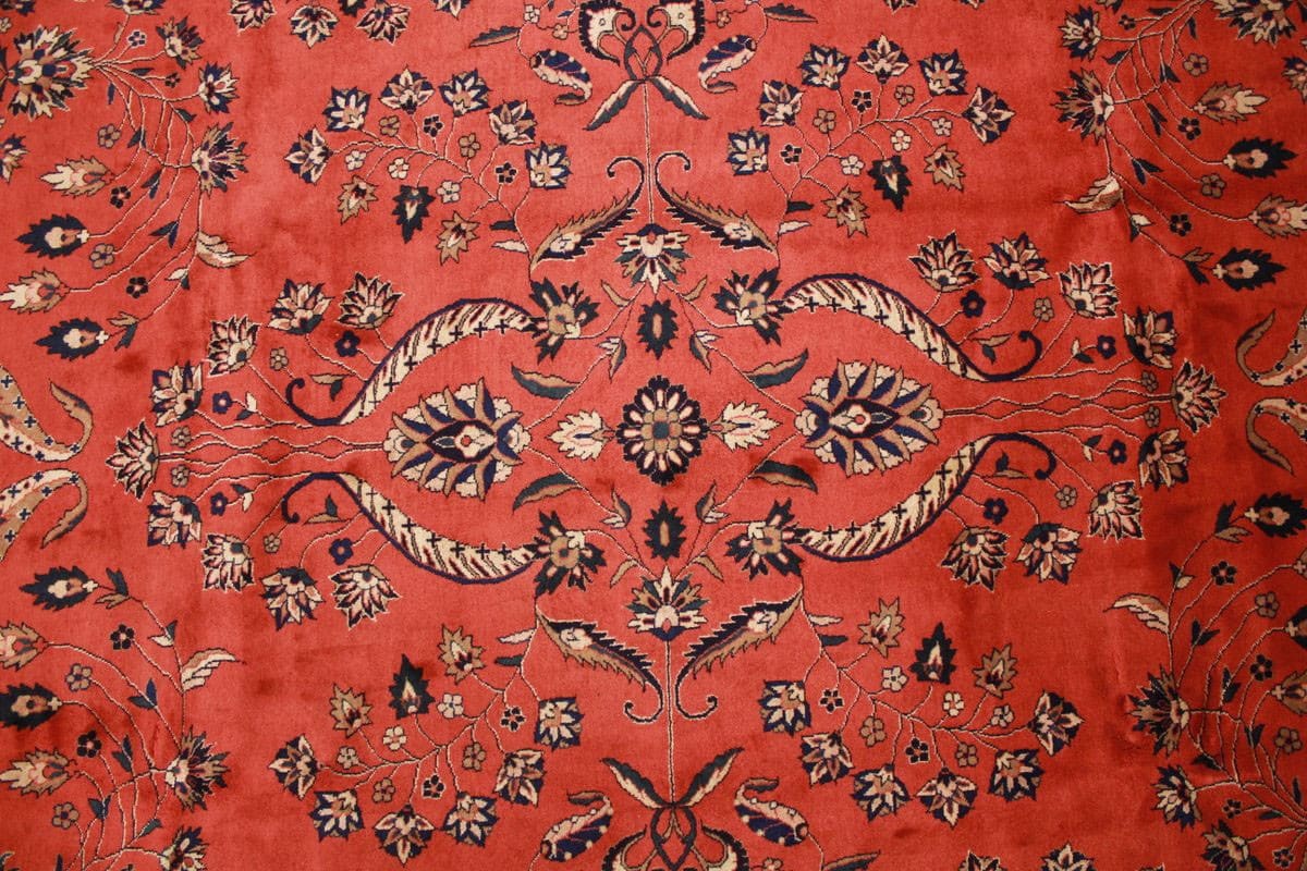 Sarouk Farahan Persian Rug — handmade, Wool