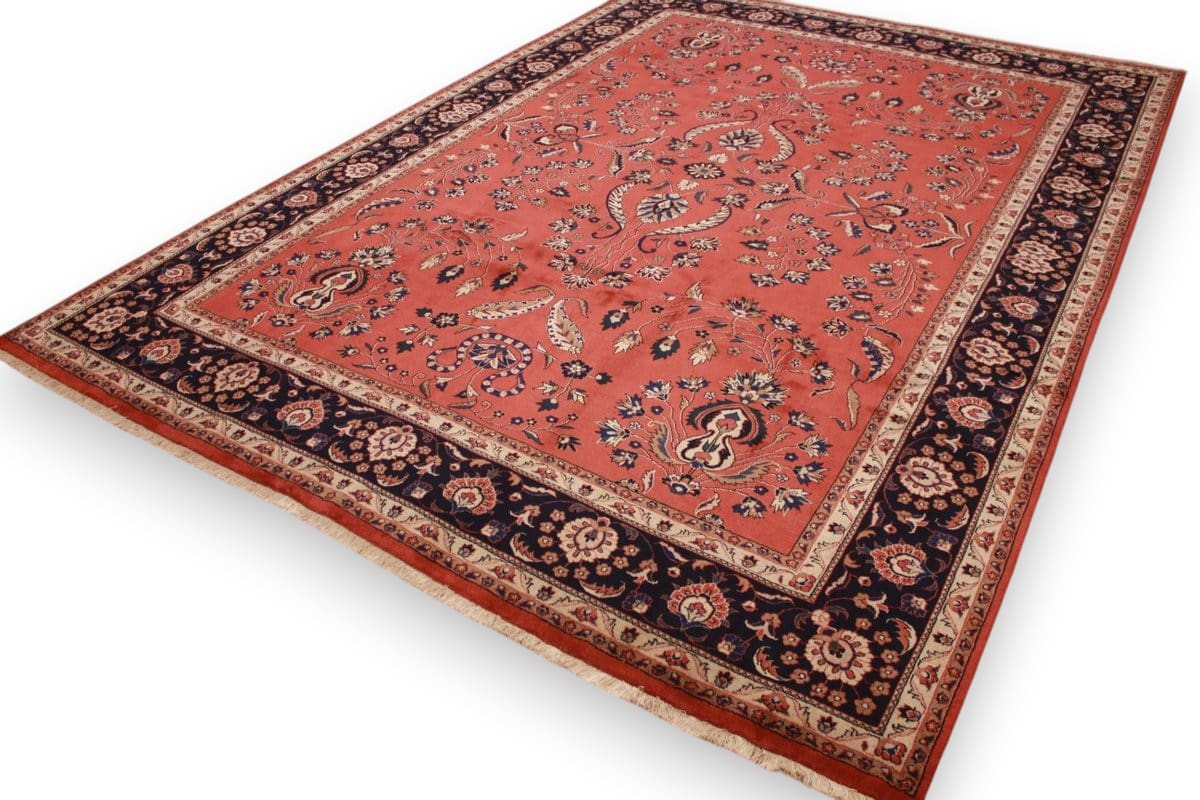 Sarouk Farahan Persian Rug — handmade, Wool
