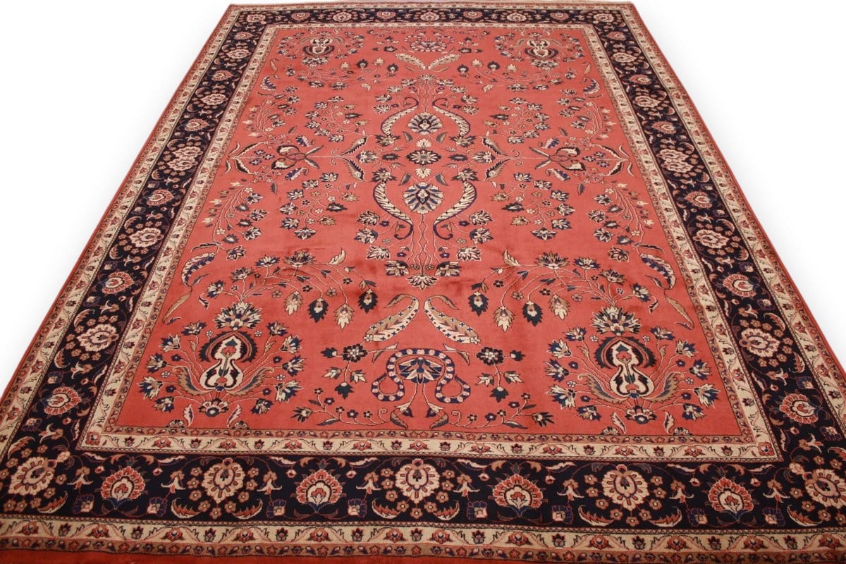 Sarouk Farahan Persian Rug — handmade, Wool