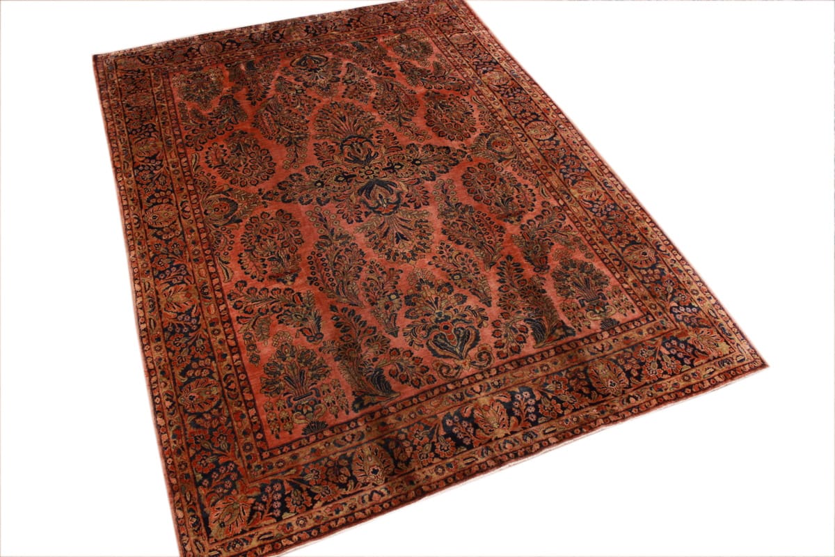 Sarouk Farahan Persian Rug — handmade, Wool