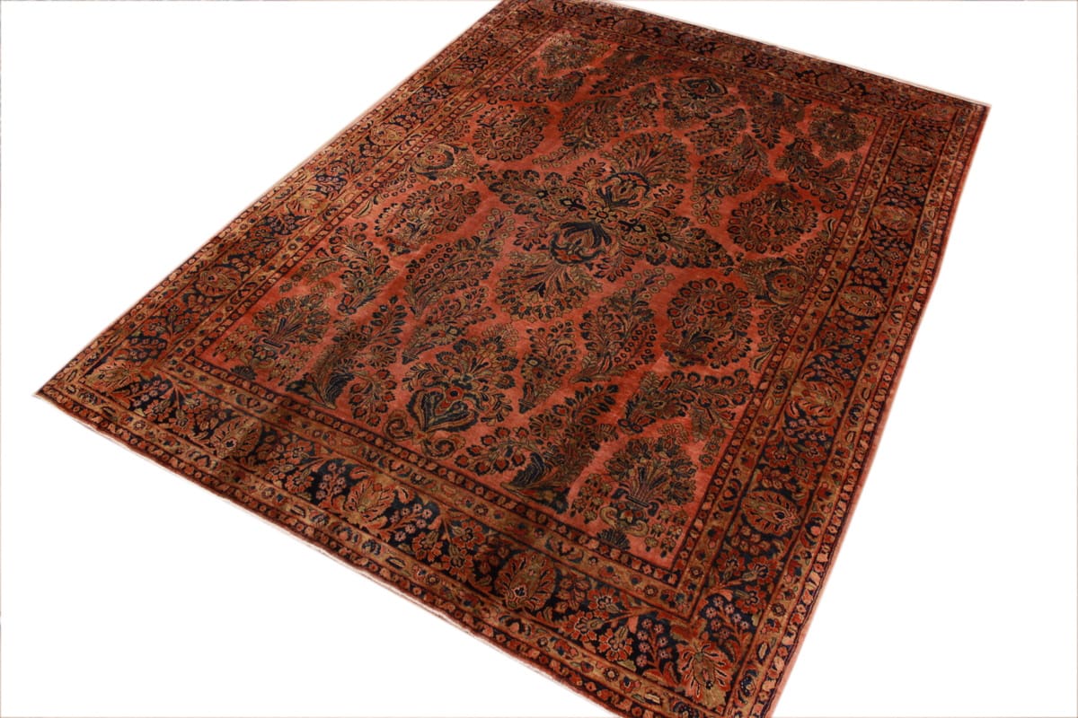 Sarouk Farahan Persian Rug — handmade, Wool
