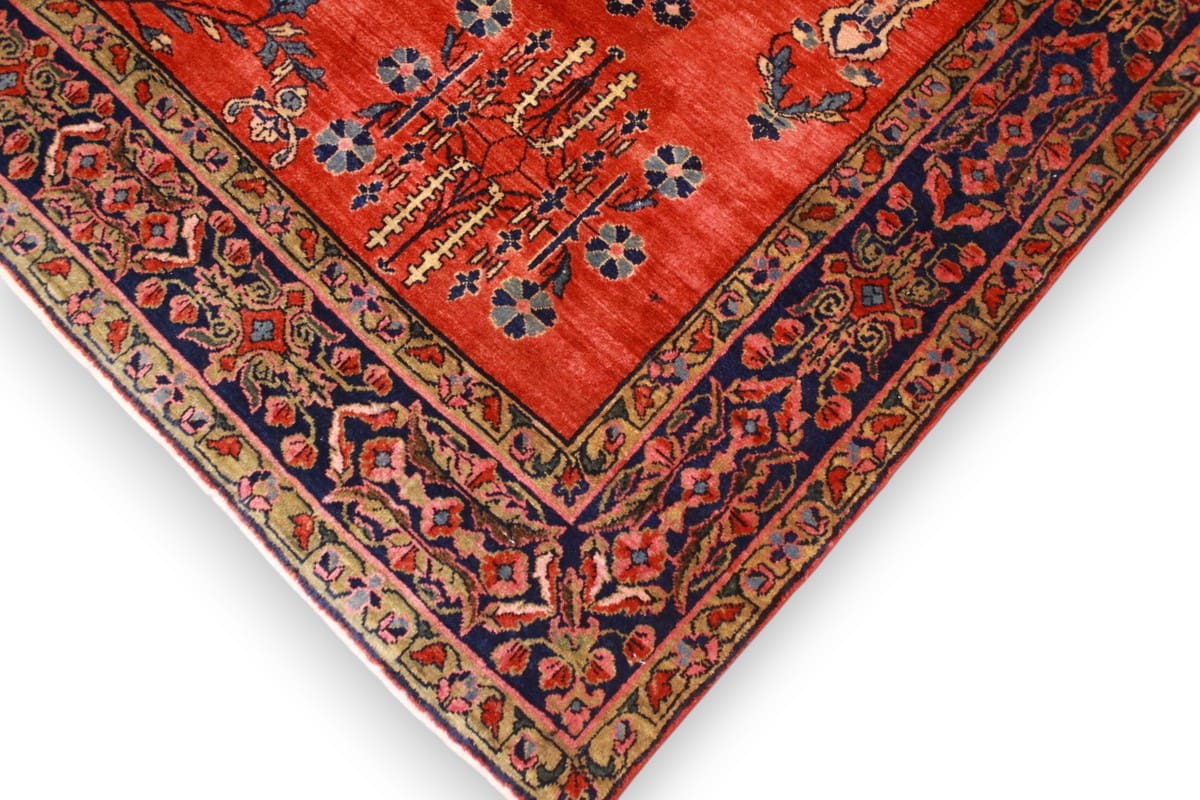 Sarouk Farahan Persian Rug — handmade, Wool