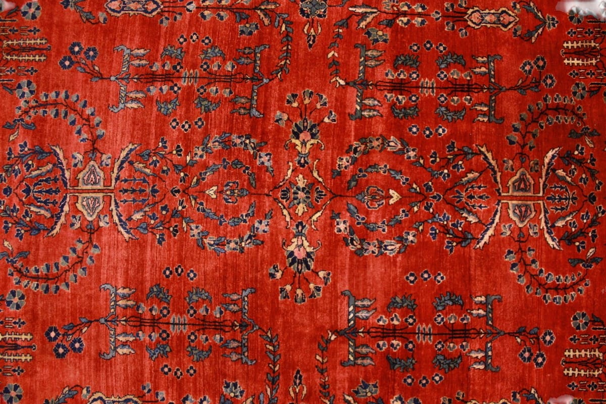 Sarouk Farahan Persian Rug — handmade, Wool
