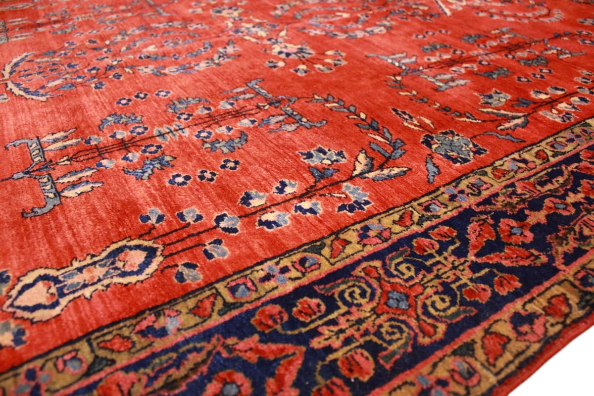 Sarouk Farahan Persian Rug — handmade, Wool