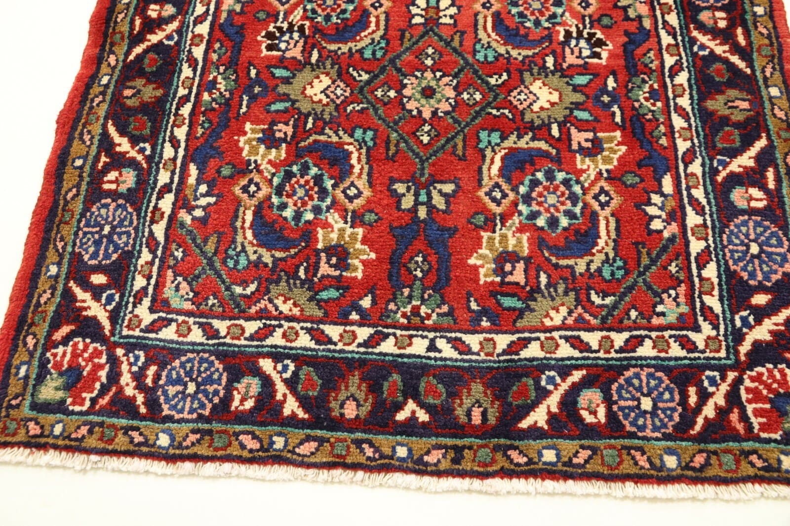 Hamadan Persian Rug 464 × 89 cm, Wool, hand-knotted