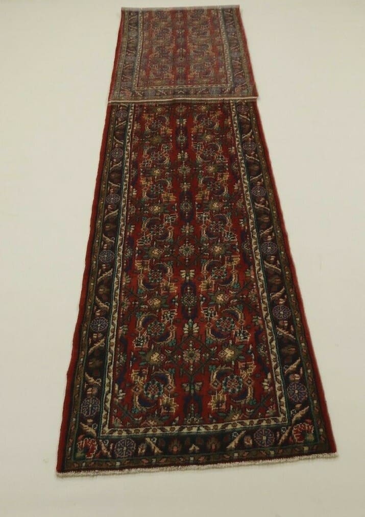 Hamadan Persian Rug 464 × 89 cm, Wool, hand-knotted