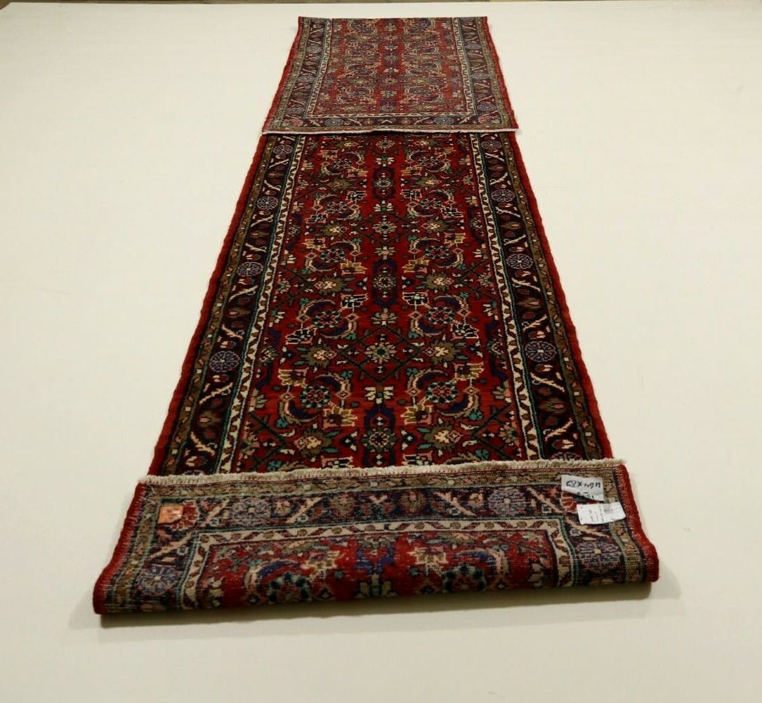 Hamadan Persian Rug 464 × 89 cm, Wool, hand-knotted