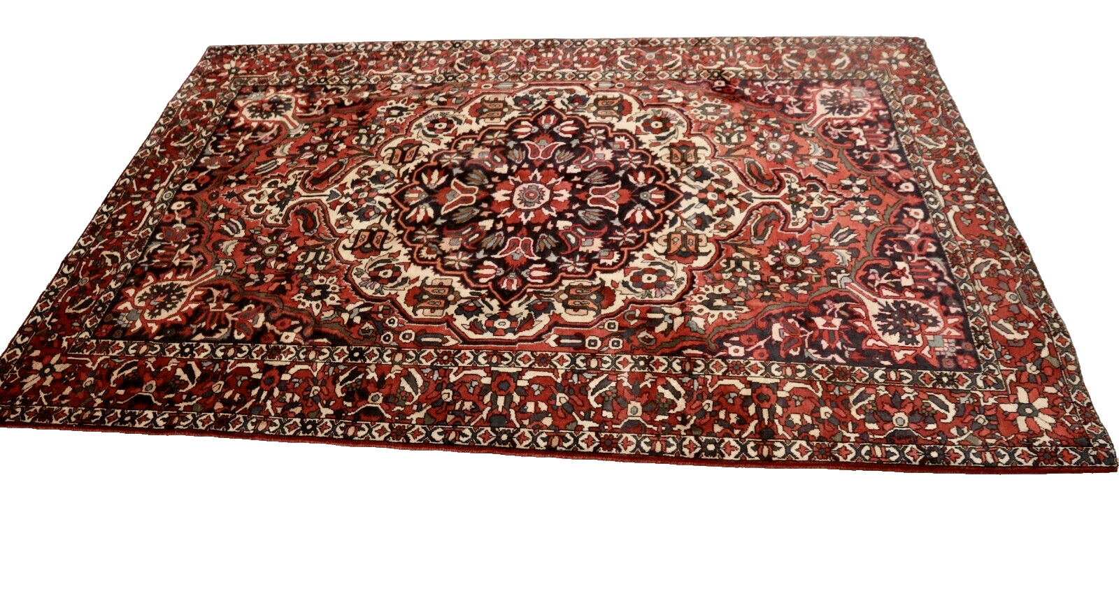 Hand-Knotted Wool Bakhtiari Persian Rug, 310 × 205 cm