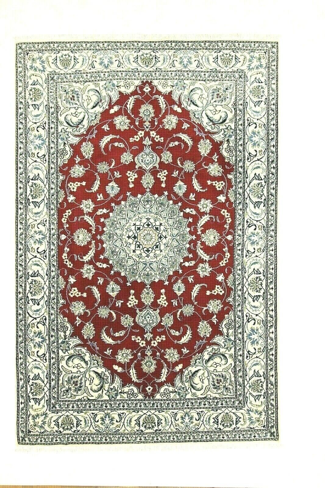 Oriental Persian Rug 297 × 200 cm, Wool & Silk, hand-knotted