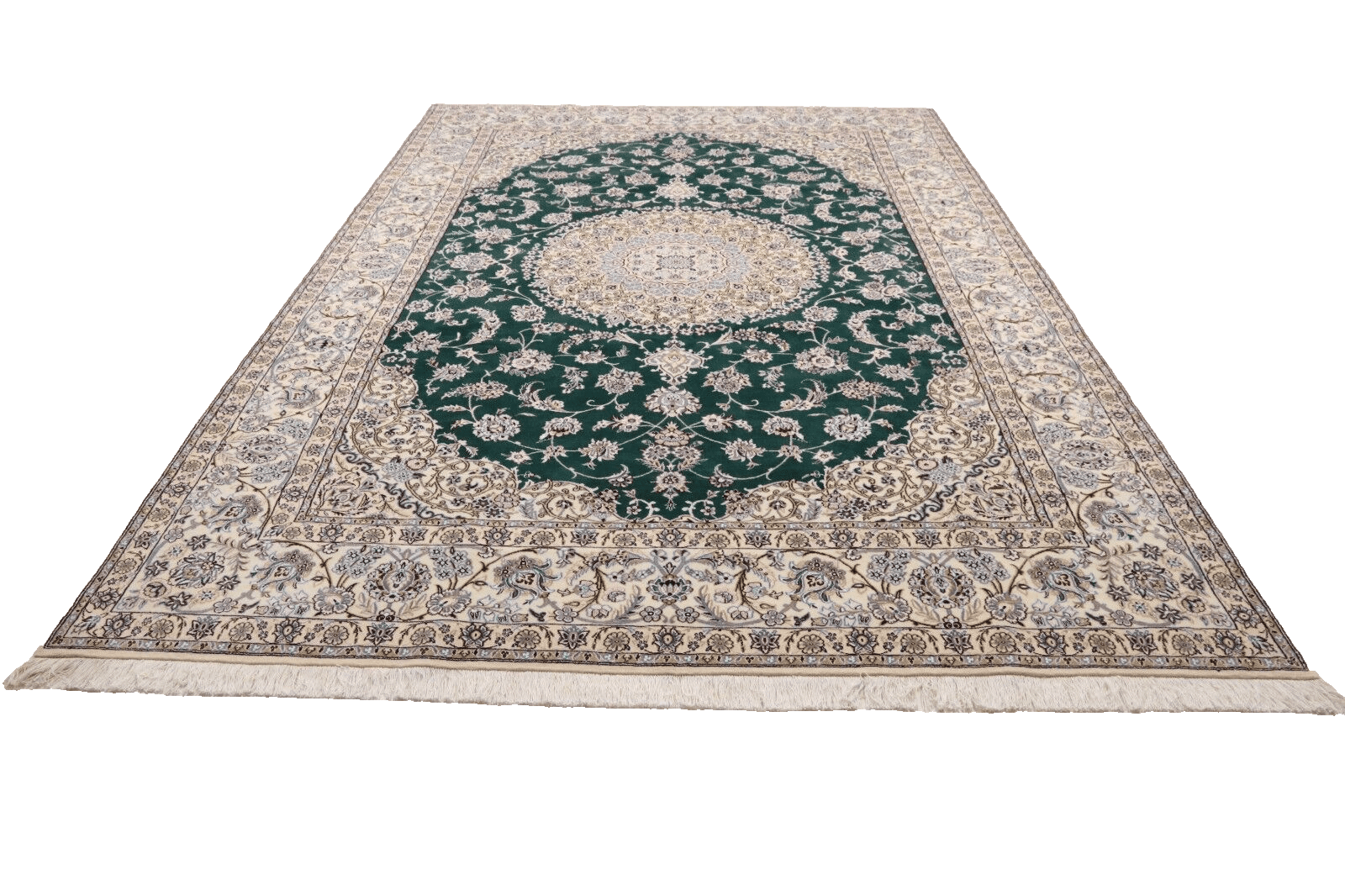 Nain Persian Rug 352 × 251 cm, Wool, hand-knotted