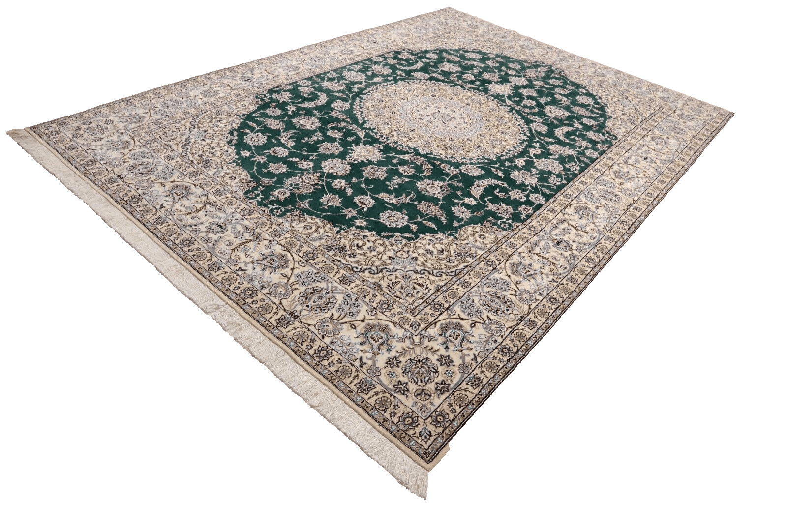 Nain Persian Rug 352 × 251 cm, Wool, hand-knotted