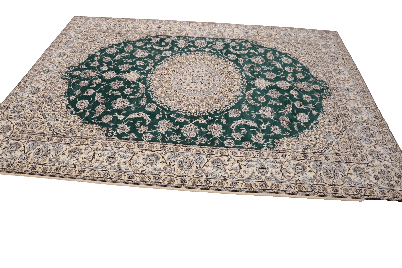 Nain Persian Rug 352 × 251 cm, Wool, hand-knotted