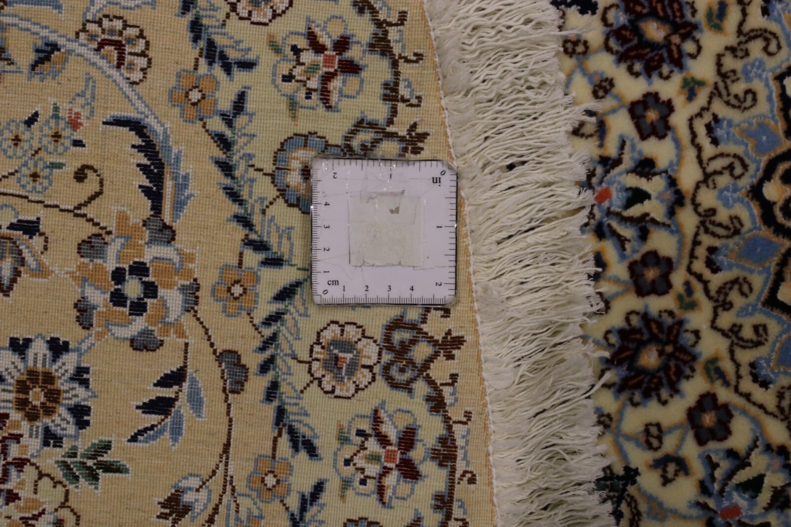 Nain Persian Rug 255 × 253 cm, Wool & Silk, hand-knotted