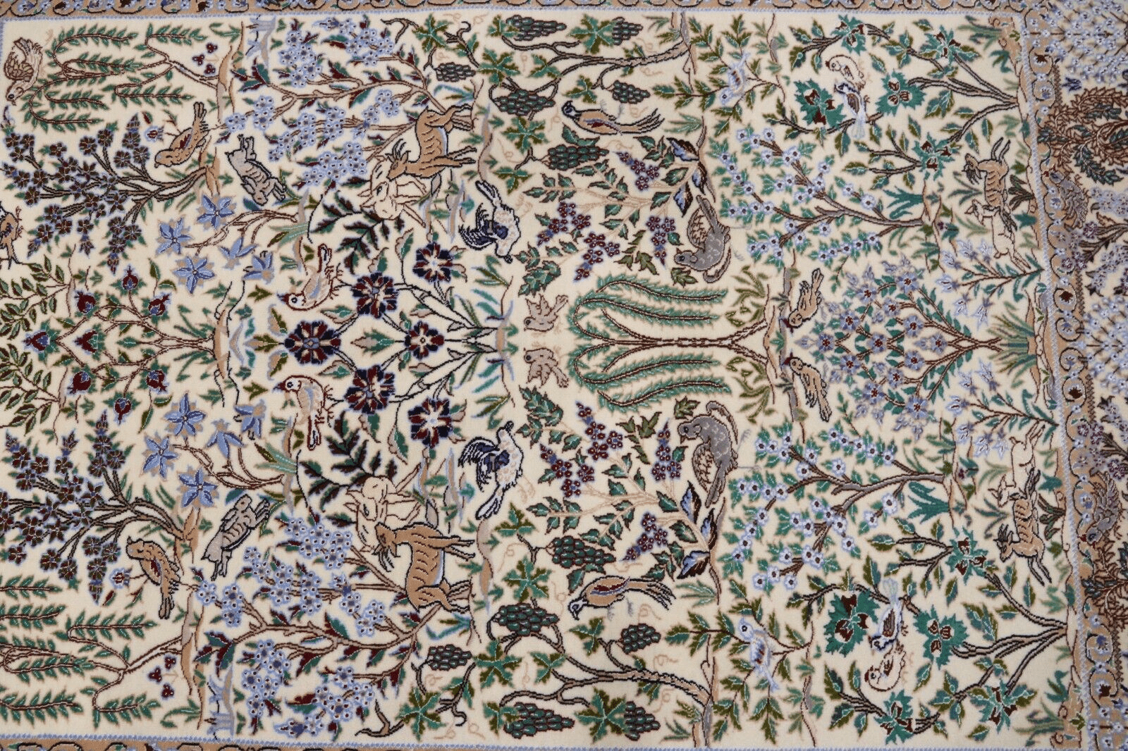 Oriental Persian Rug — hand-knotted, 164 × 124 cm, Wool & Silk