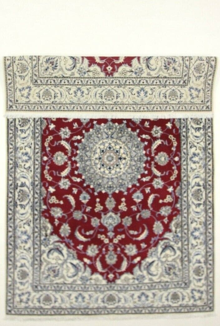 Nain Persian Rug 295 × 194 cm, Wool & Silk, hand-knotted