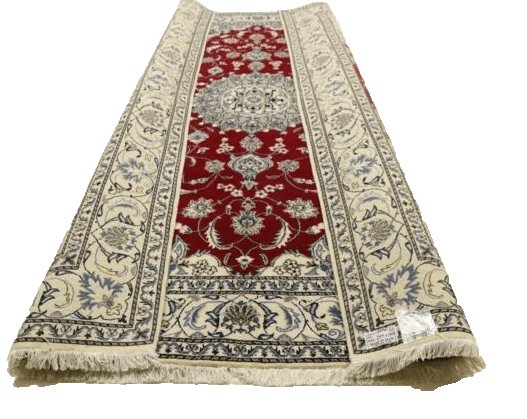 Nain Persian Rug 295 × 194 cm, Wool & Silk, hand-knotted