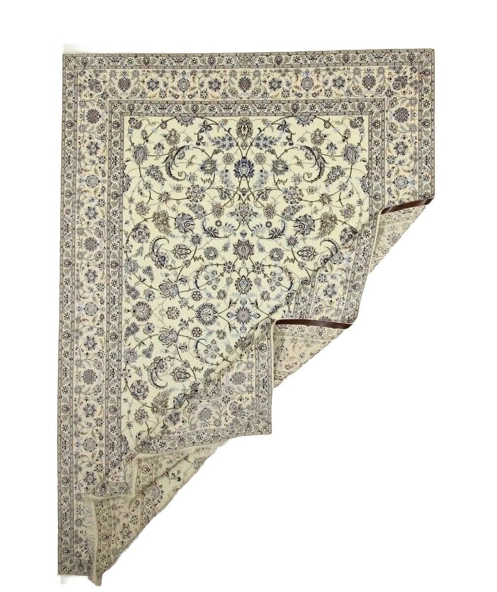 Nain Persian Rug — hand-knotted, 353 × 252 cm, Wool & Silk