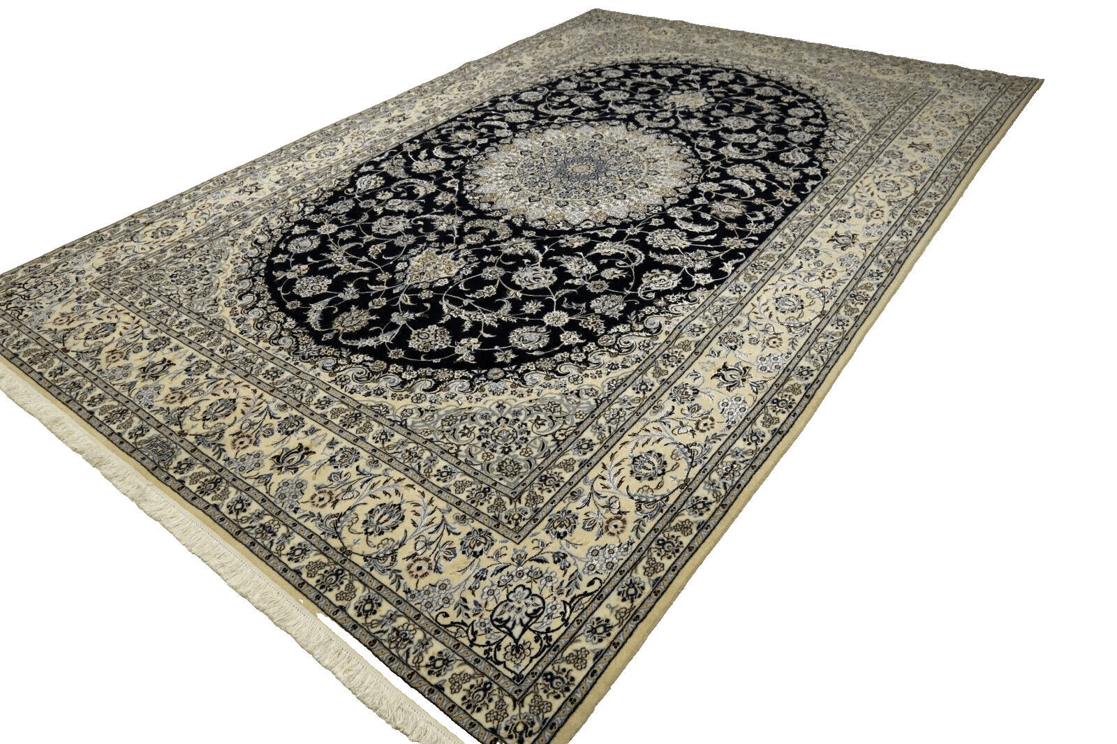 orientteppich-super-nain-6-la-311-x-207-cm-850000-knoten-handgeknupft-3 Hand-Knotted Wool & Silk Nain Persian Rug, 309 × 206 cm
