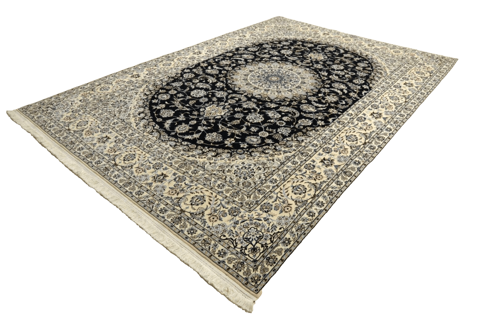 orientteppich-super-nain-6-la-311-x-207-cm-850000-knoten-handgeknupft-4 Hand-Knotted Wool & Silk Nain Persian Rug, 309 × 206 cm