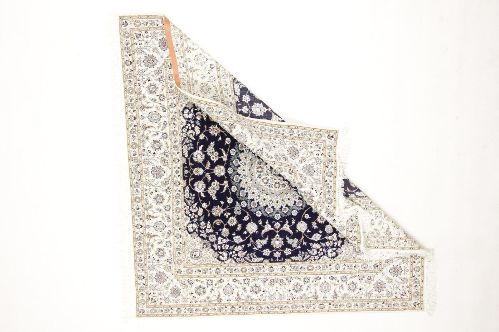 Oriental Persian Rug 202 × 210 cm, Wool & Silk, hand-knotted