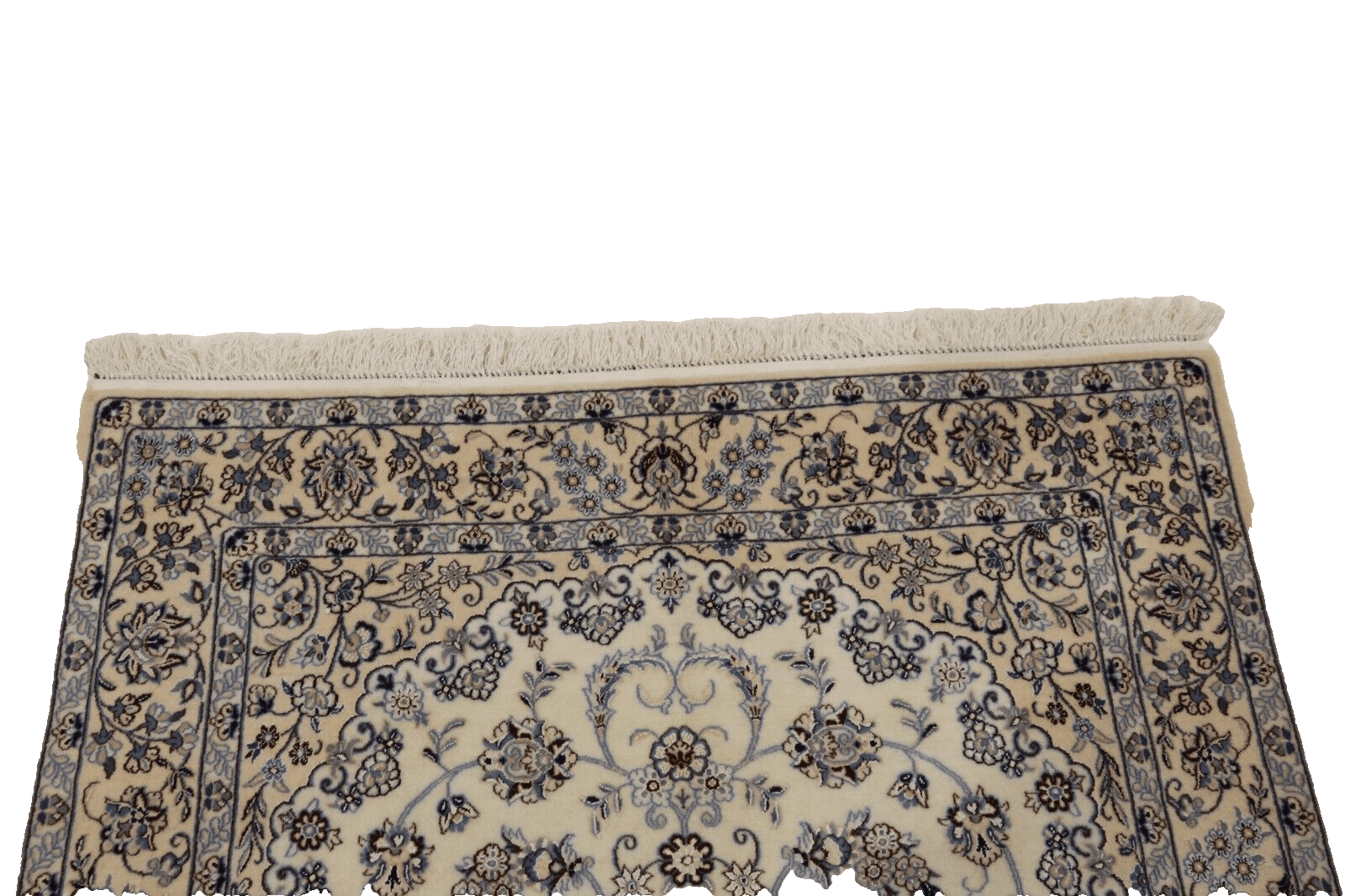 Nain Persian Rug 172 × 117 cm, Wool & Silk, hand-knotted