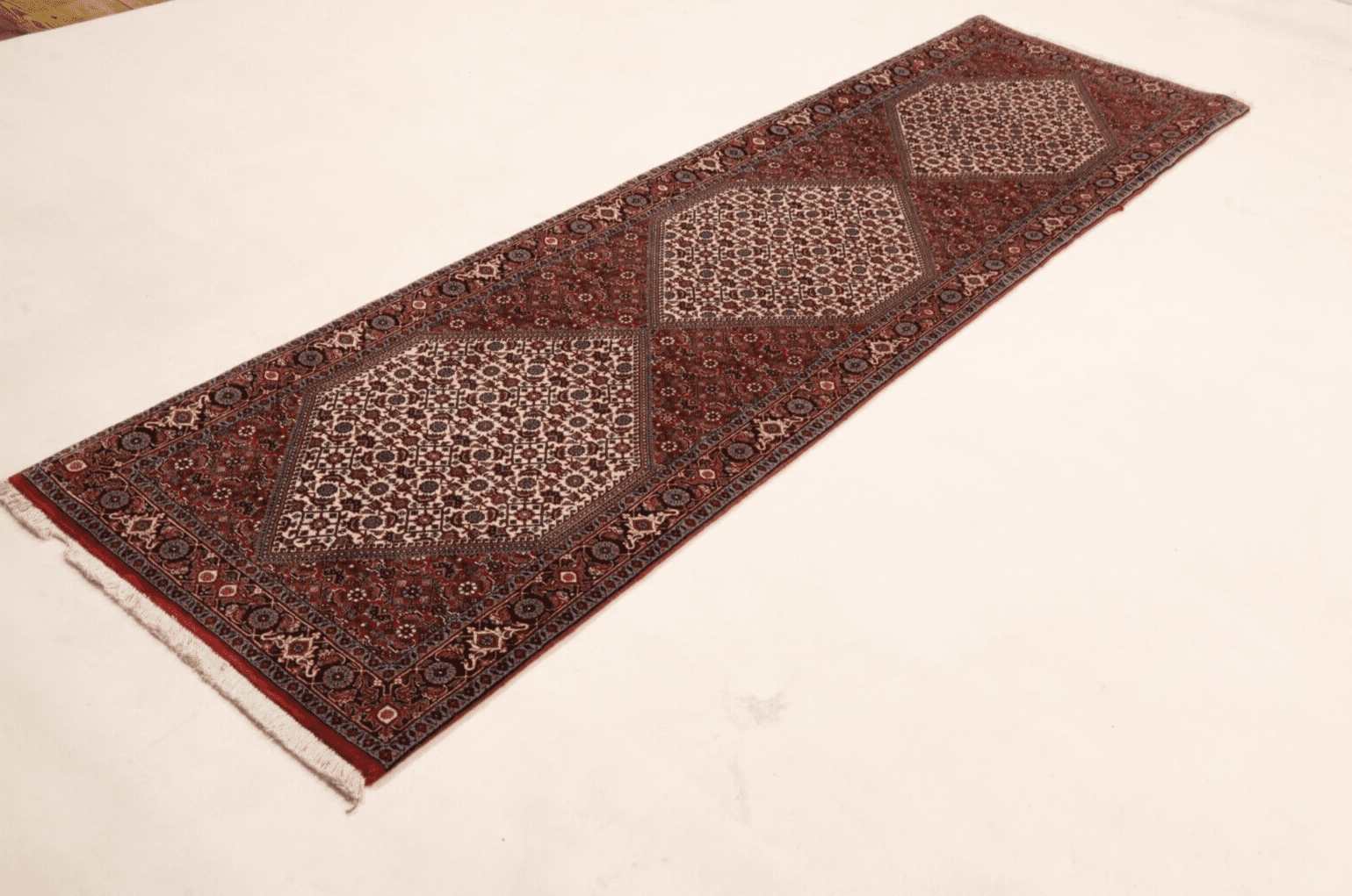 orientteppich-bidjar-302x84-cm-500000-knoten-handgeknupft-1 Bijar Persian Rug 300 × 83 cm, Wool & Silk, hand-knotted